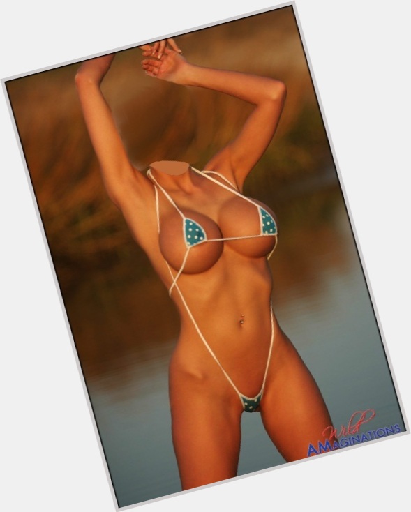 Marie Claude Bourbonnais shirtless bikini