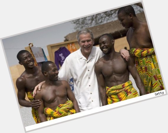 George W Bush shirtless bikini