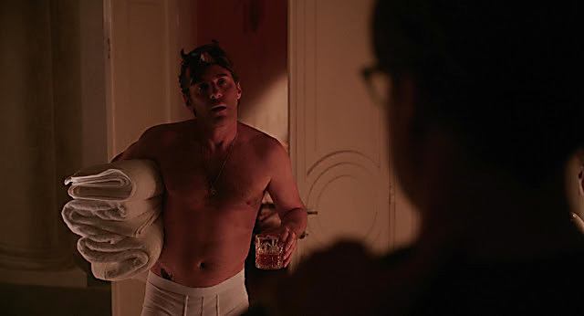 Alessandro Nivola sexy shirtless scene August 19, 2022, 1am