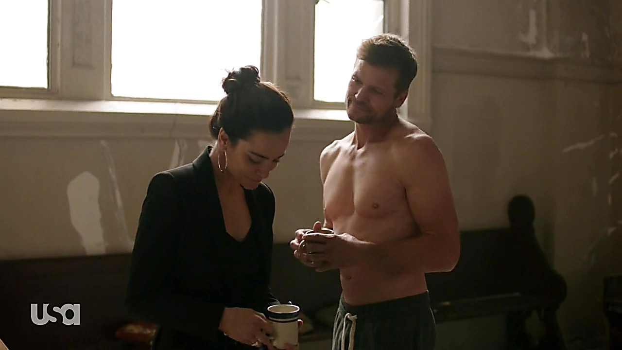 Bailey Chase sexy shirtless scene June 28, 2019, 3pm