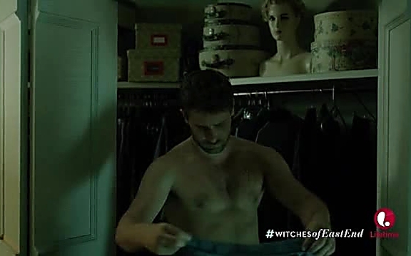 Christian Cooke sexy shirtless scene August 24, 2014, 9pm