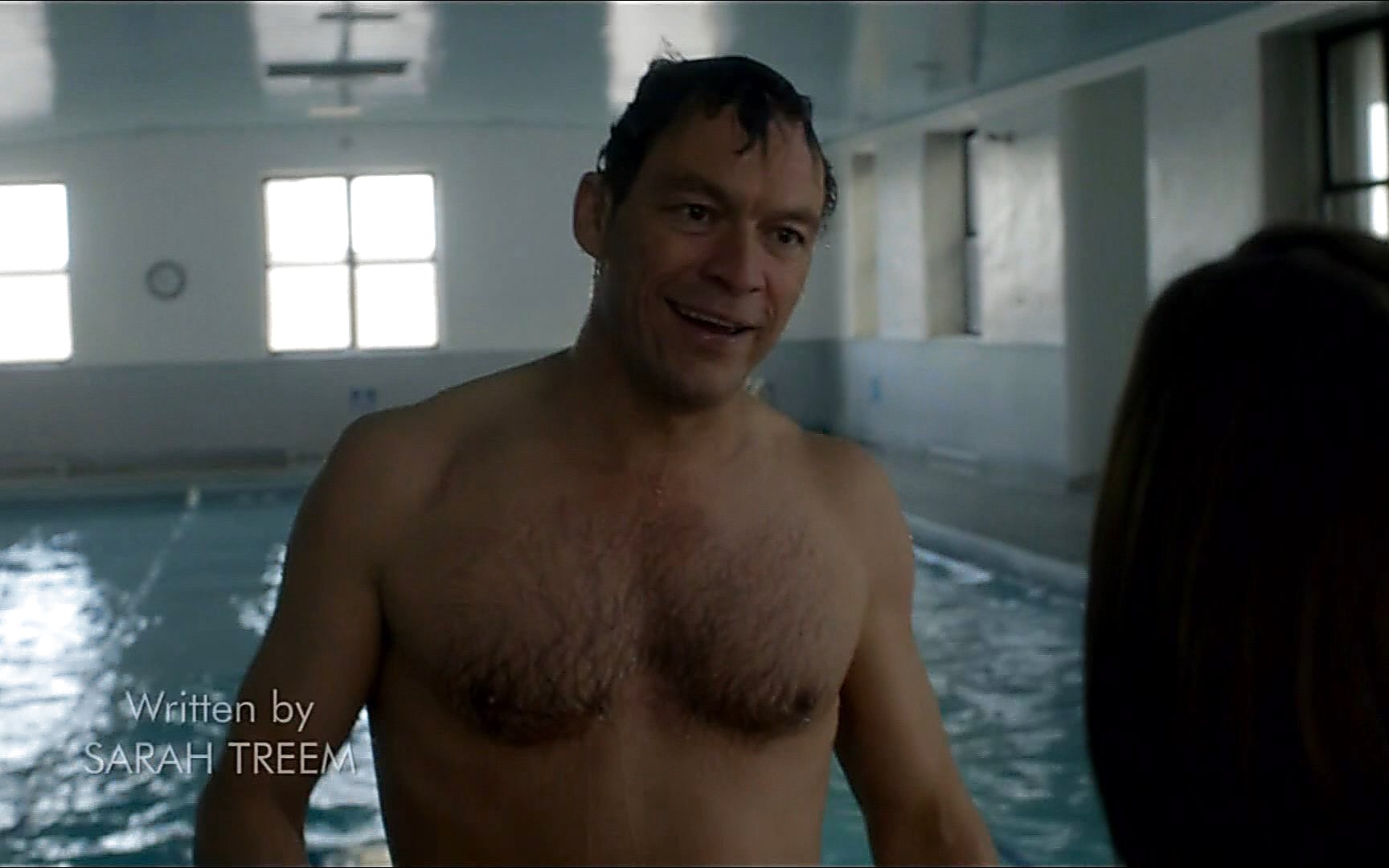 Dominic West sexy shirtless scene January 3, 2015, 3pm.