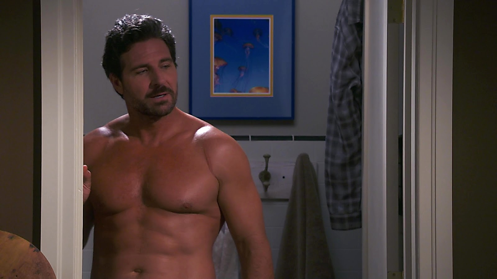 Ed Quinn sexy shirtless scene August 4, 2020, 3pm