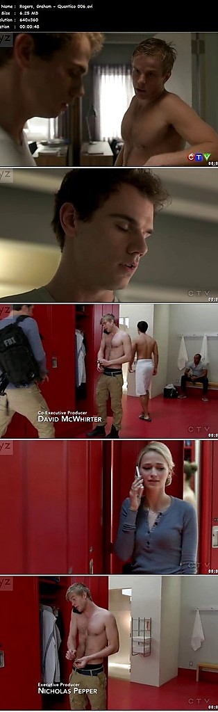 Graham Rogers sexy shirtless scene March 22, 2016, 5pm