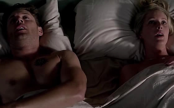 Jensen Ackles sexy shirtless scene November 28, 2014, 2pm