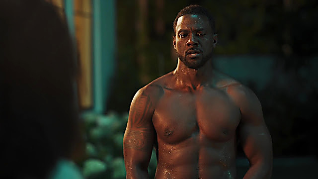 Lance Gross sexy shirtless scene October 2, 2021, 12pm