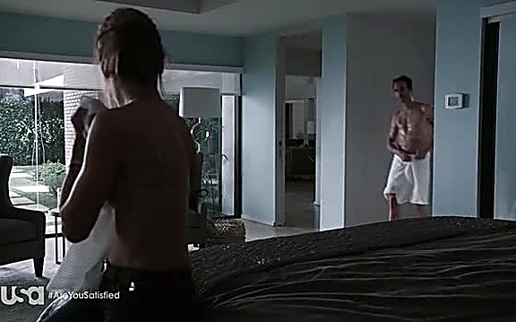 Michael Vartan sexy shirtless scene September 1, 2014, 1pm