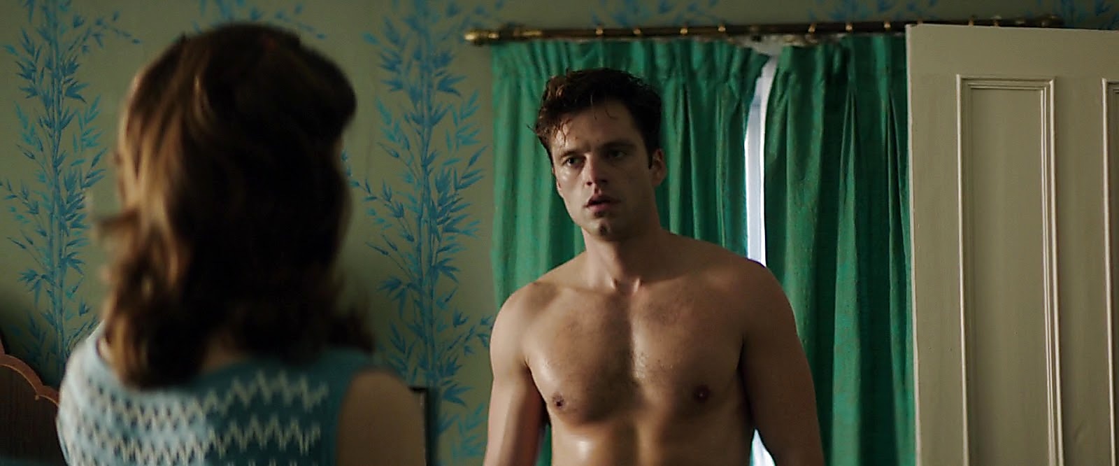 Sebastian Stan sexy shirtless scene May 17, 2019, 10am.