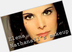 Elena Nathanail Average body,  black hair & hairstyles