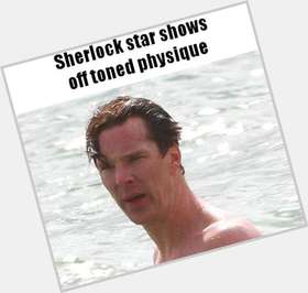 Benedict Cumberbatch Athletic body,  dyed brown hair & hairstyles