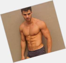 Lucas Malvacini Athletic body,  dark brown hair & hairstyles