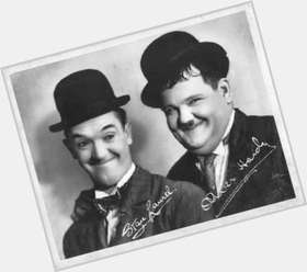 Oliver Hardy Large body,  black hair & hairstyles