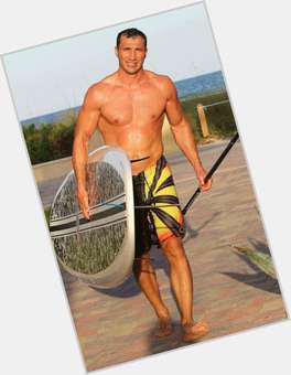Wladimir Klitschko dark brown hair & hairstyles Athletic body, 